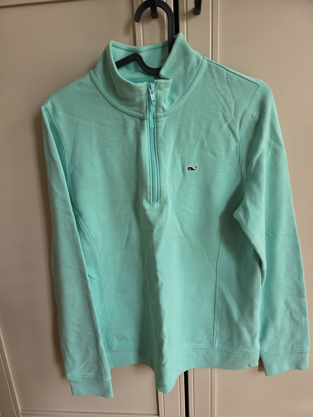 Vineyard Vines Mint Green Quarter-Zip Pullover